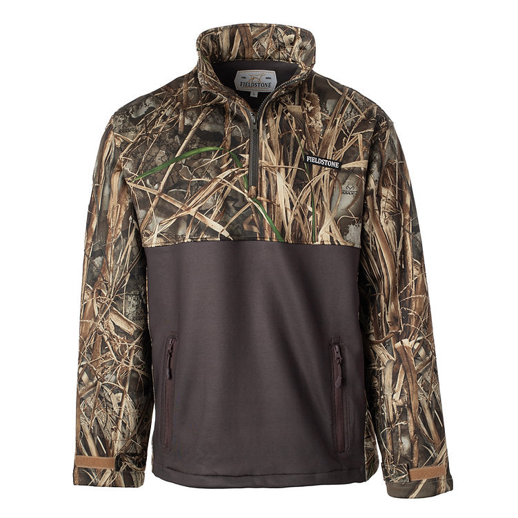 FIELDSTONE YOUTH REALTREE MARSHLAND QUARTER ZIP