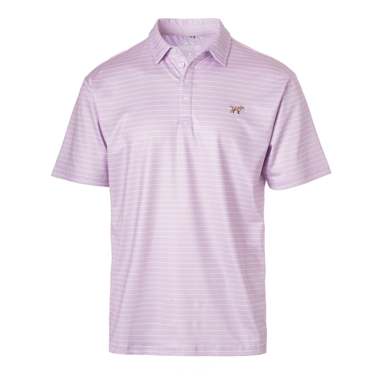 FIELDSTONE YOUTH CLUBHOUSE POLO LAVENDER