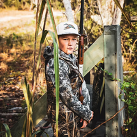 Fieldstone Youth Mottled Canvas Marsh Camo Bill Hat