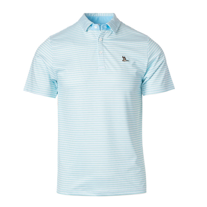 FIELDSTONE YOUTH CAYUGA POLO BLUE\GREEN
