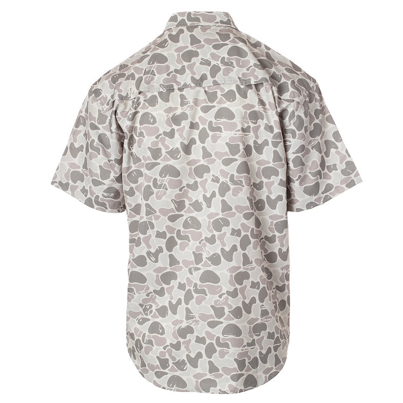 FIELDSTONE YOUTH MARSH CAMO BUTTON DOWN