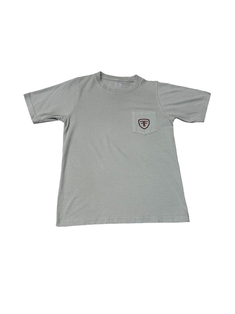 FIELDS & FAIRWAYS STONE DEER POCKET TSHIRT