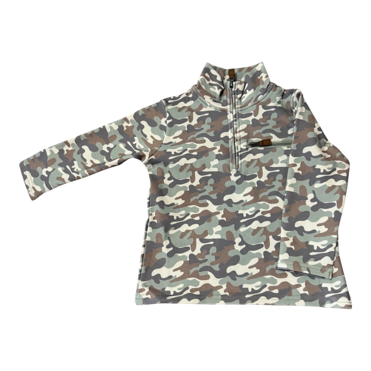Kingston 1/4 Zip Pullover Camo