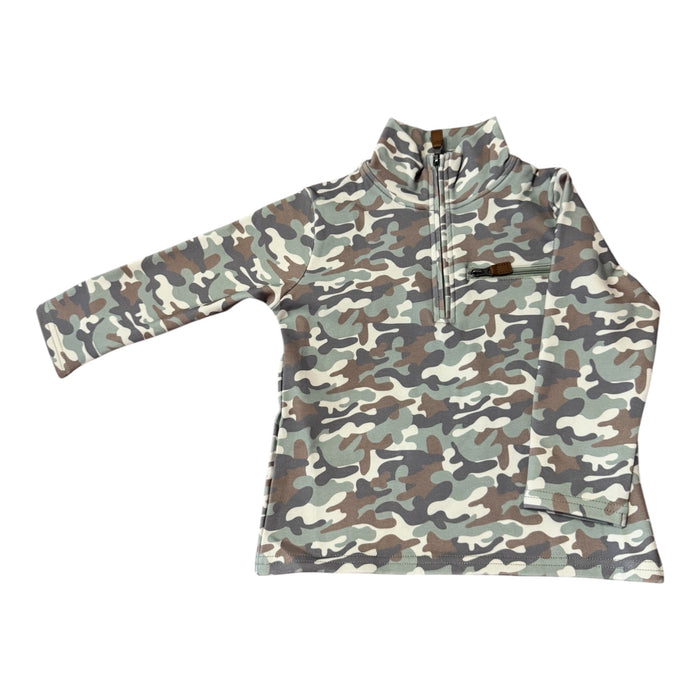 Kingston 1/4 Zip Pullover Camo