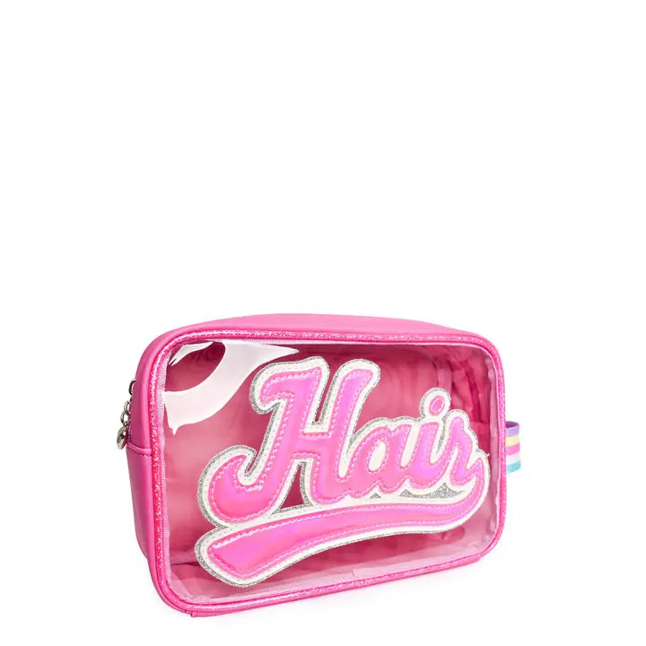 OMG ACCESORIES HAIR PINK PEEKABOO POUCH