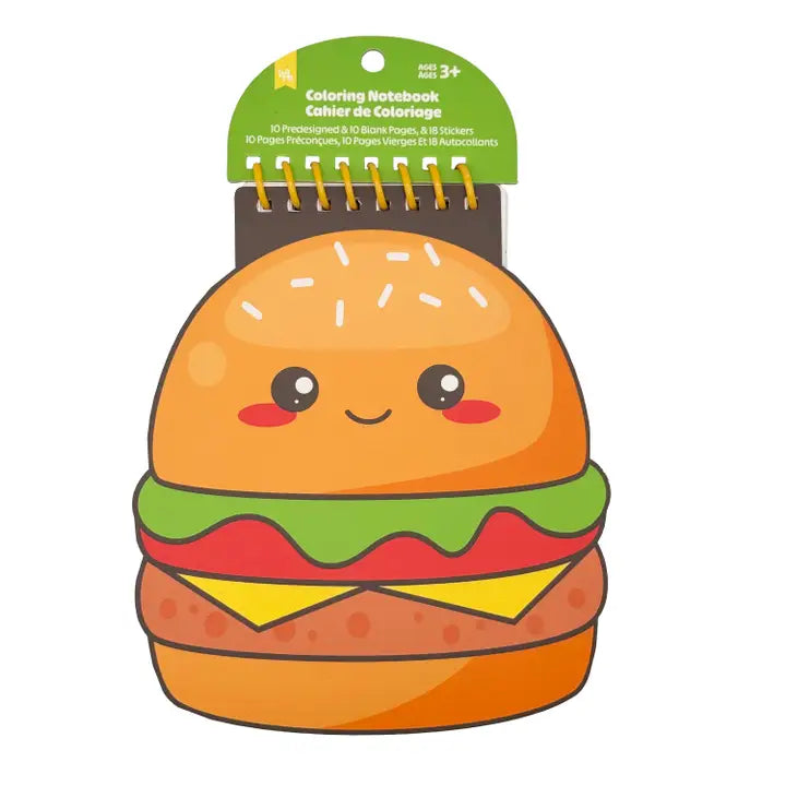Momenta LYB Coloring Notebook Burger