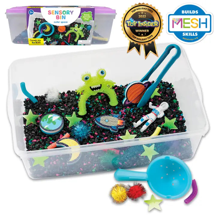Sensory Bin Outer Space
