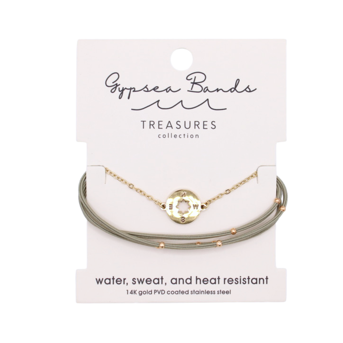 14K Gold bracelet set  Compass