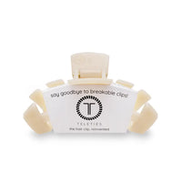 TELETIES CLASSIC ALMOND BEIGE SMALL HAIR CLIP