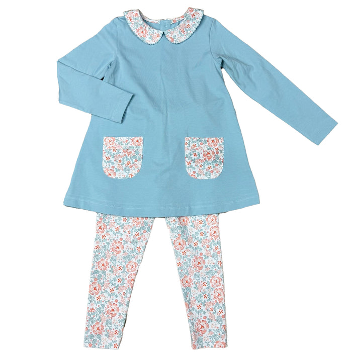 ISHTEX SHALLOT ROSE TUNIC SET