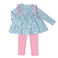 ISHTEX FLORAL LEGGINGS SET