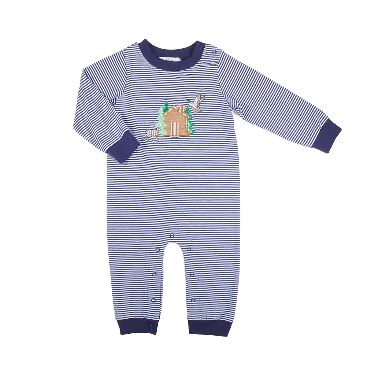 ISHTEX LOG CABIN BOYS ROMPER