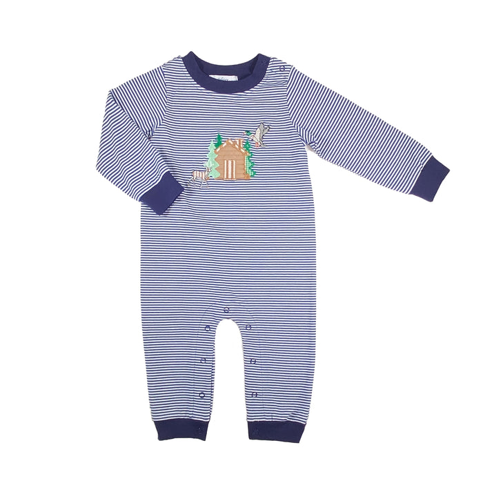 ISHTEX LOG CABIN BOYS ROMPER