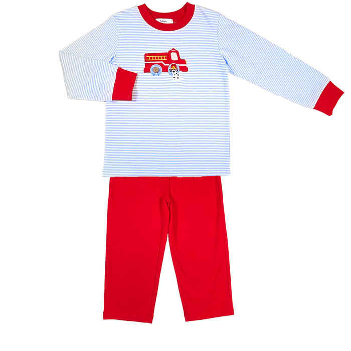 ISHTEX FIRE ENGINE BOYS PANTS SET