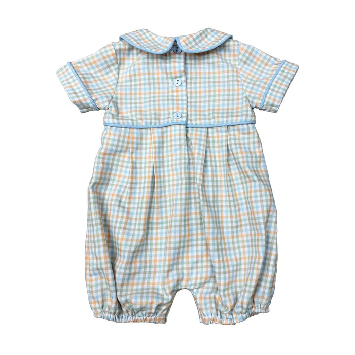 ISHTEX FALL PLAID BOYS ROMPER
