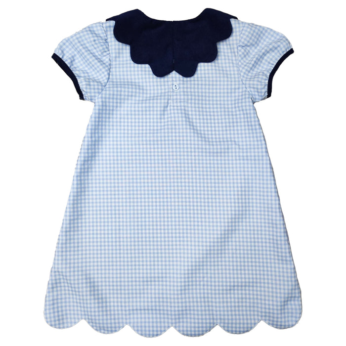 ISHTEX BLUE PLAID DRESS