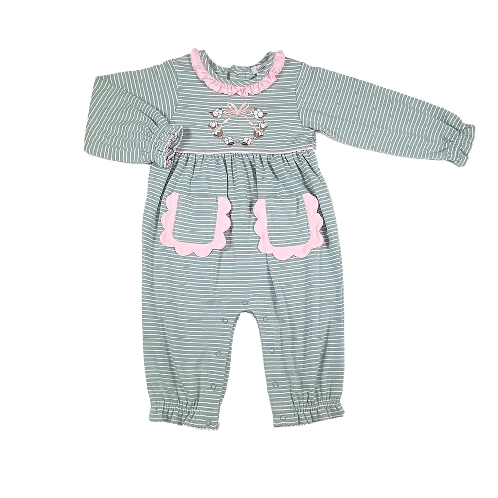 ISHTEX COTTON GIRLS ROMPER
