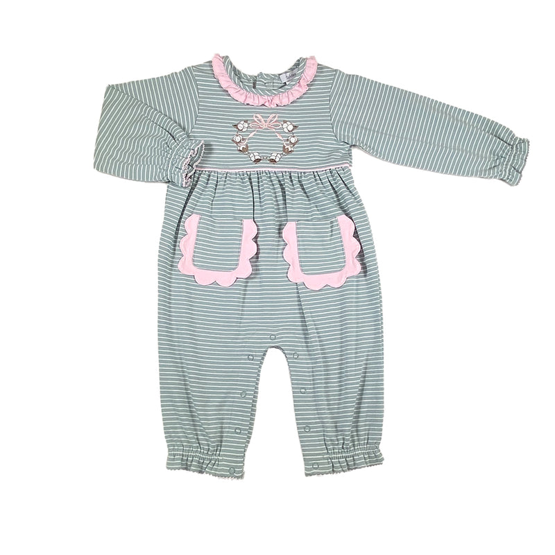 ISHTEX COTTON GIRLS ROMPER