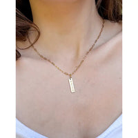ELEVATED FAITH GOLD FAITH NECKLACE