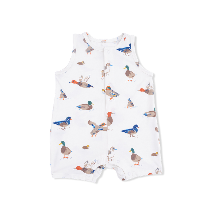 DUCKS SLEEVELESS SHORTIE ROMPER
