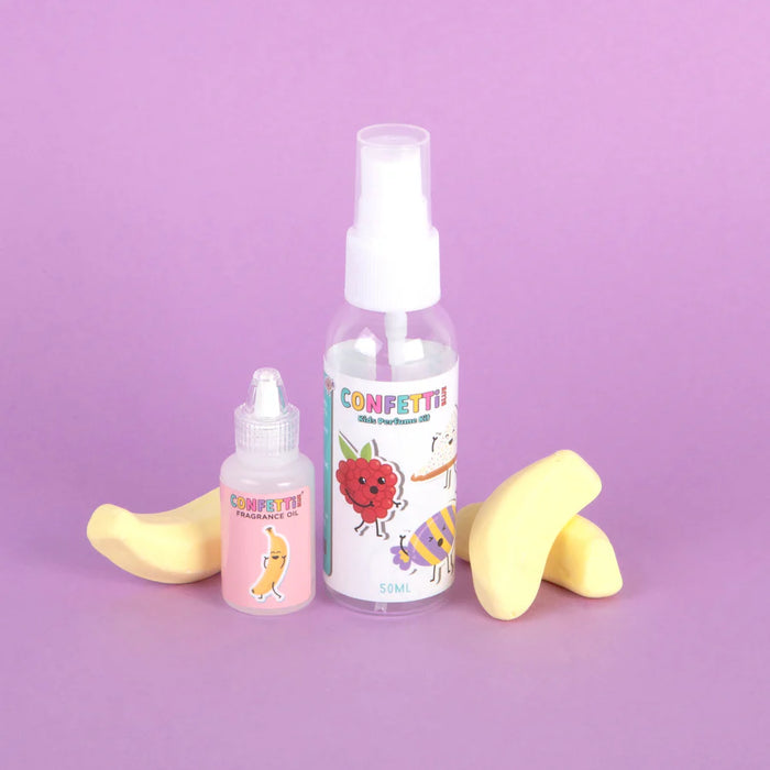 CONFETTI BLUE CANDY BANANA MINI PERFUME MAKING KIT