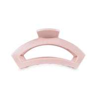 TELETIES OPEN PEARLY PINK MEDIUM HAIR CLIP