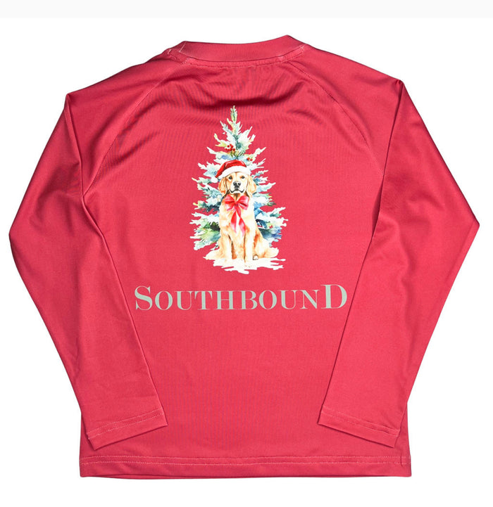 SOUTHBOUND PERFORMANCE TEE CHRISTMAS PUP