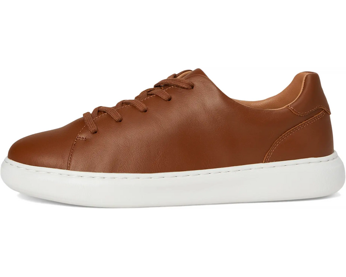 Johnston & Murphy Kids Anders Lace-To-Toe Tan Full Grain Shoe