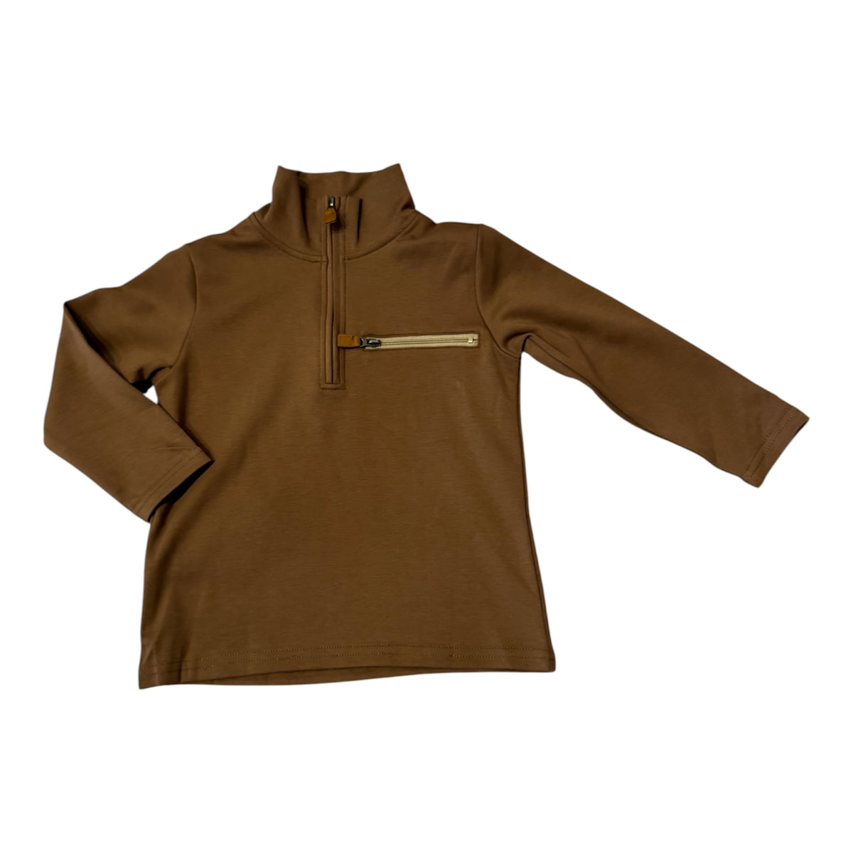 Kingston 1/4 Zip Pullover Brown