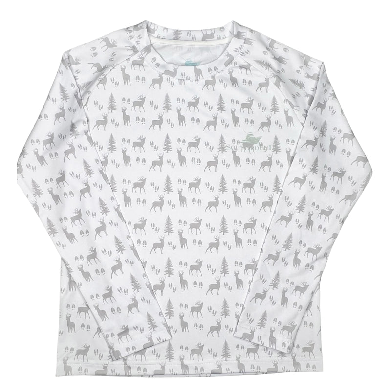 SOUTHBOUND PERFORMANCE TEE GRAY HUNTING