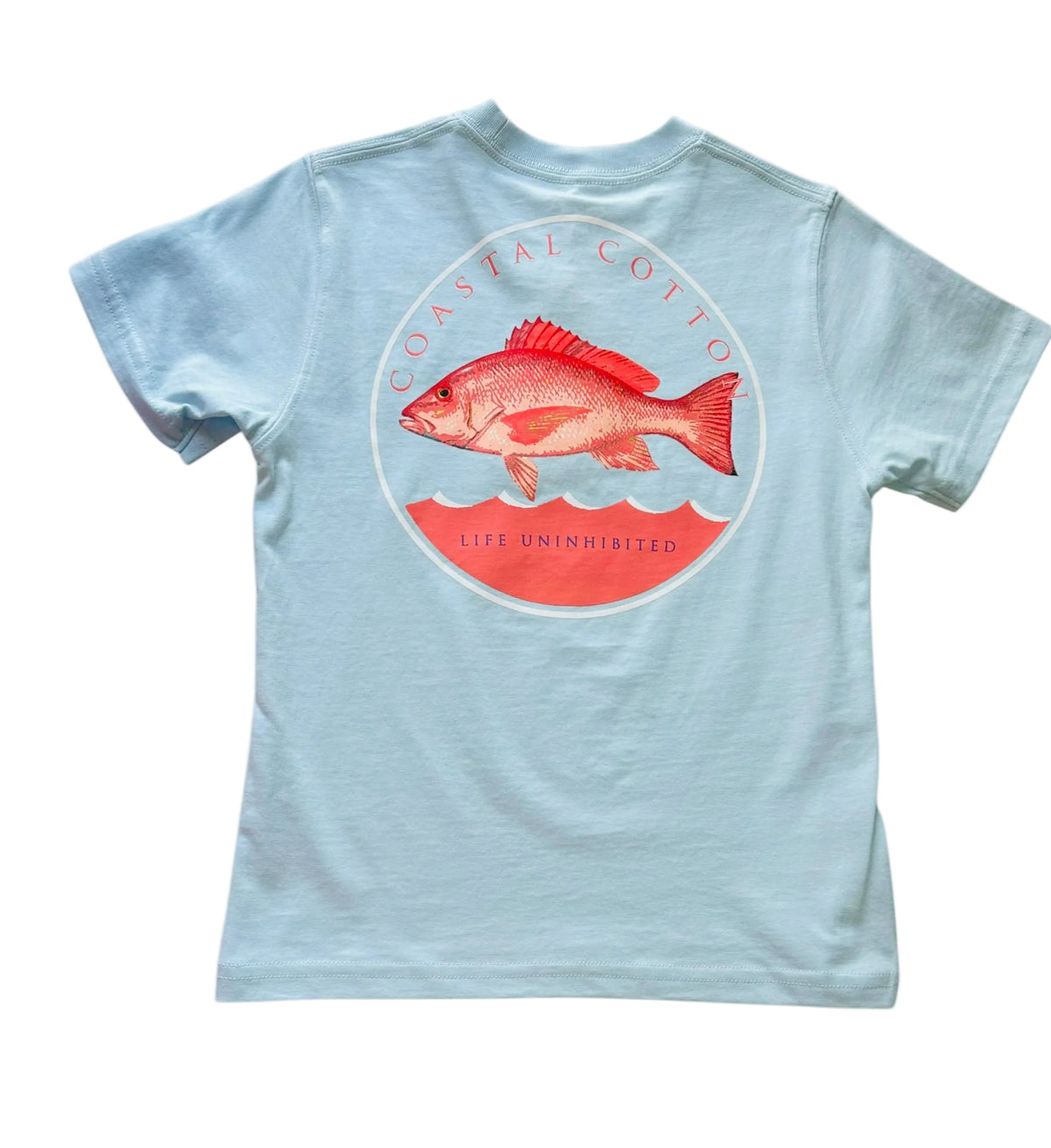 YOUTH SKY RED SNAPPER SHORT SLEEVE