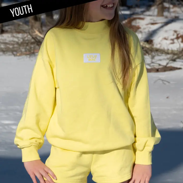 YELLOW TERRY CLOTH LONG SLEEVE