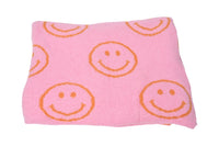 SMILEY & LIGHTNING PLUSH THROW