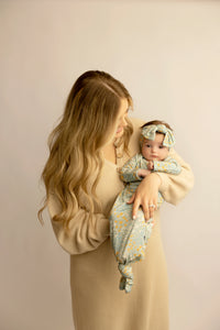Goosies Knotted Gown Blue Meadow