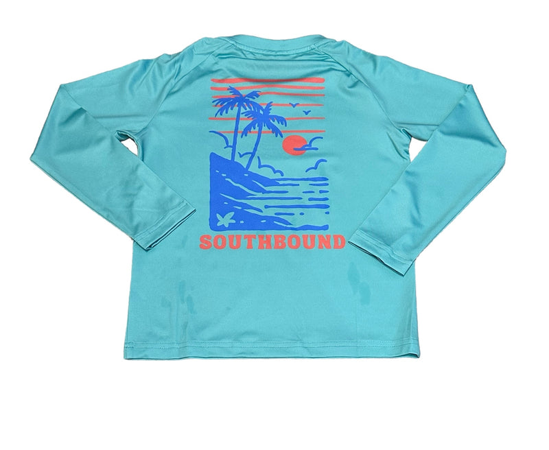 SOUTHBOUND PERFORMANCE TEE LS TEE PALMS