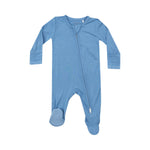 ANGEL DEAR LICHEN BLUE 2 WAY ZIPPER FOOTIE