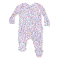 ELIZABETH'S GARDEN 2 WAY RUFFLE BACK ZIPPER FOOTIE