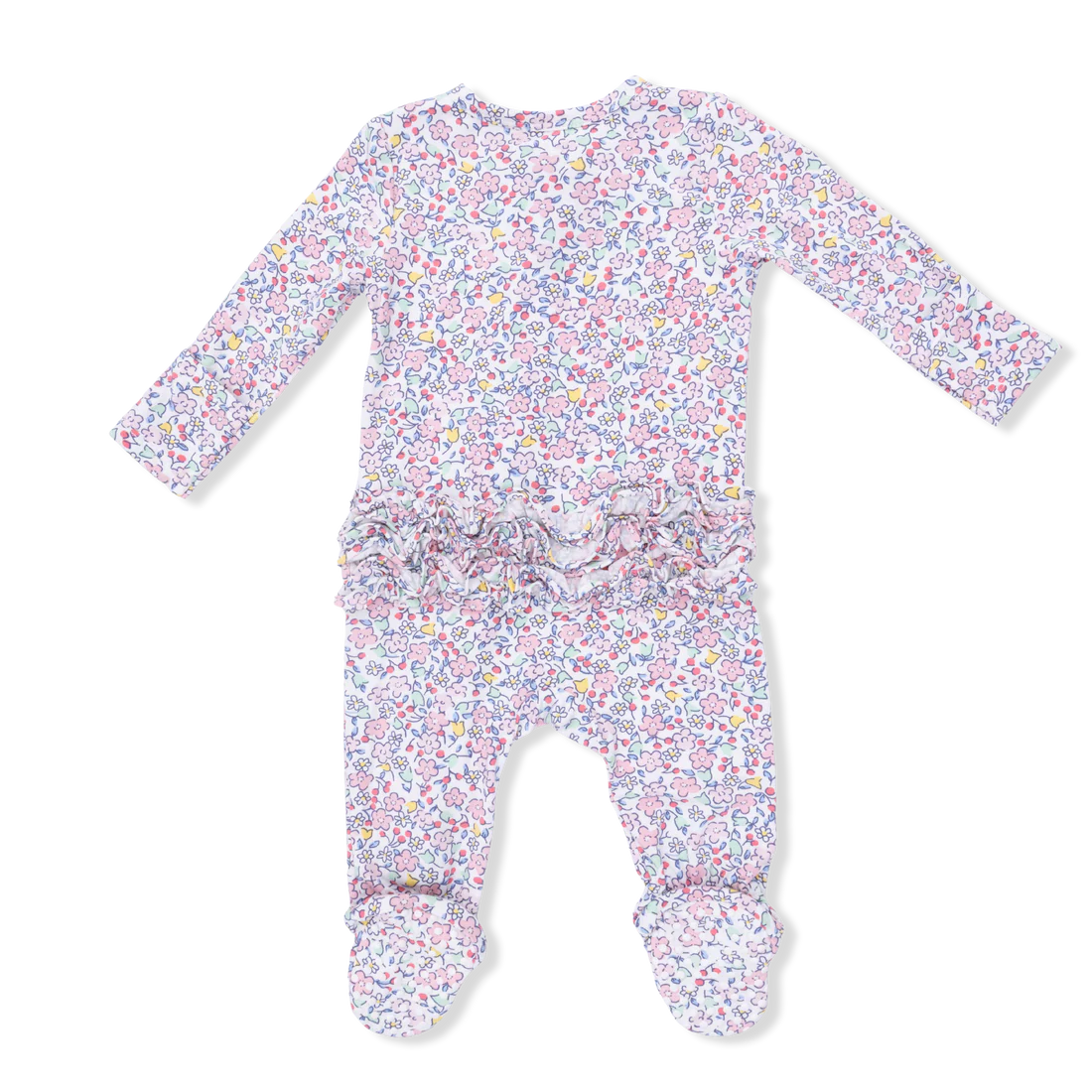 ELIZABETH'S GARDEN 2 WAY RUFFLE BACK ZIPPER FOOTIE