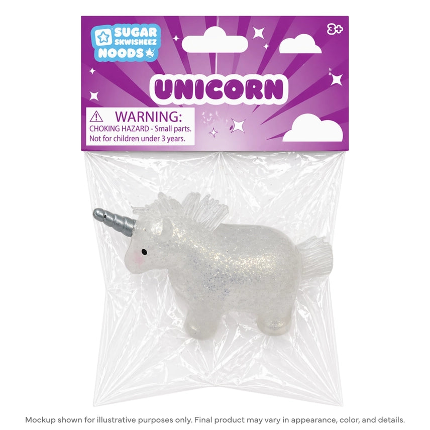 Toysmith Sugar Skwisheez Noods Unicorn
