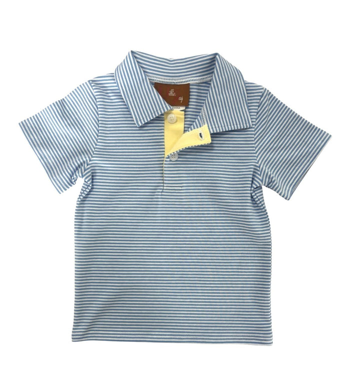 Bennett Ss Polo Steel Blue