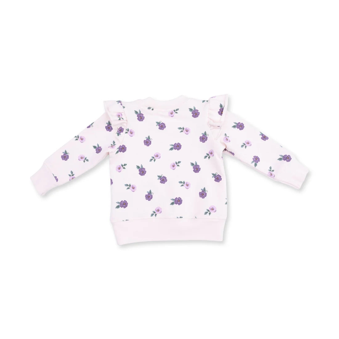 Angel Dear Violetta Floral Ruffle Sweatshirt and Legging