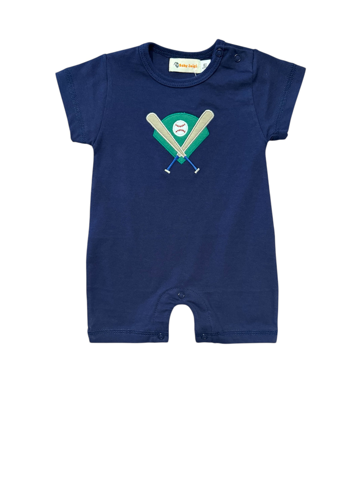 LUIGI BASEBALL DIAMOND ROMPER