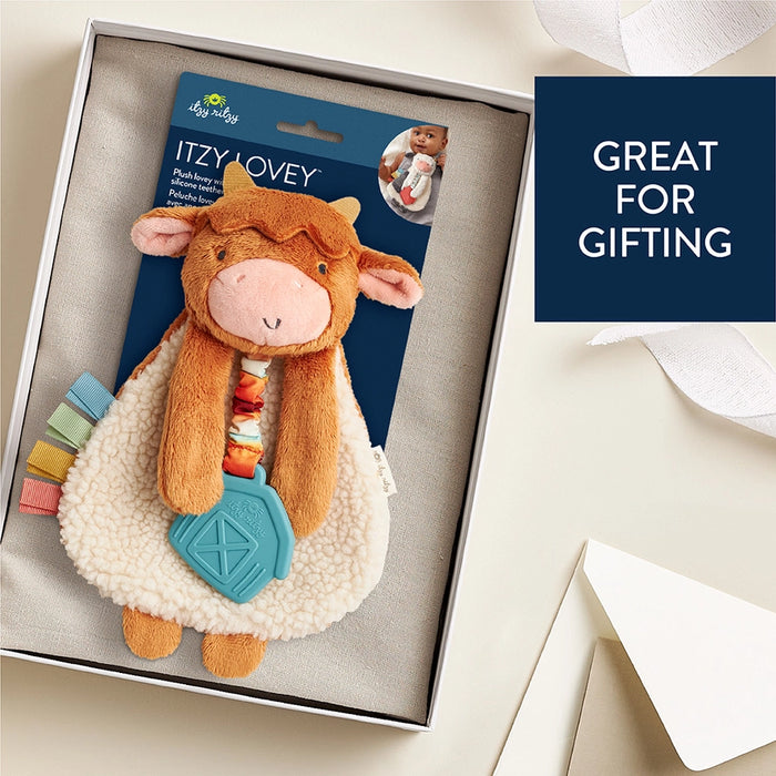 ITZY RITZY HIGHLAND COW ITZY FRIENDS LOVEY PLUSH