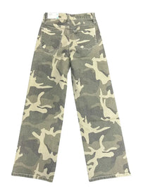 KAN CAN YOUTH HIGH RISE CAMO WIDE JEANS