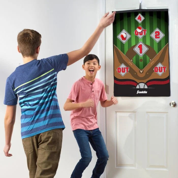 BASEBALL TARGET WITH SELF STICK BASEBALLS