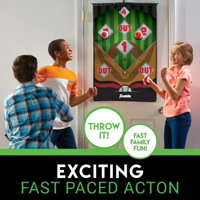 BASEBALL TARGET WITH SELF STICK BASEBALLS