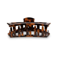 TELETIES TORTOISE SMALL OPEN HAIR CLIP