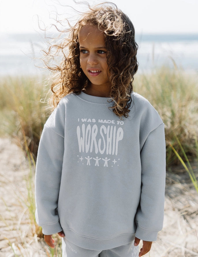 ELEVATED FAITH KIDS MADE TO WORSHIP SWEATSHIRT