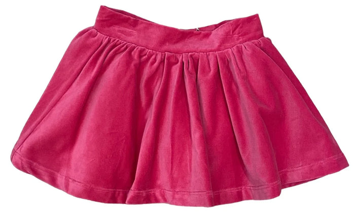 LULU BEBE PINK VELVET SKIRT
