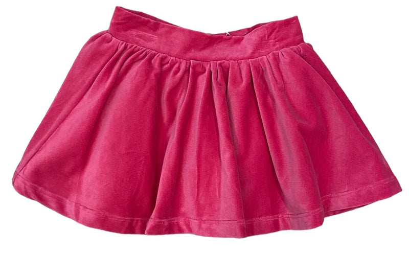 LULU BEBE PINK VELVET SKIRT
